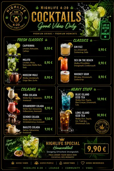 Cocktail-Karte